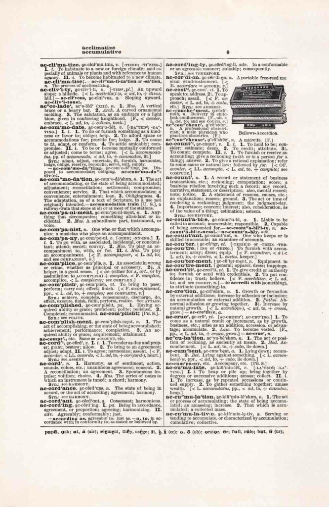 Vintage Dictionary Page Websize Fw6