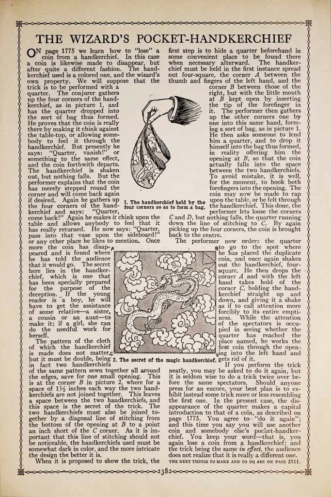 The Wizards Pocket Hankerchief Web
