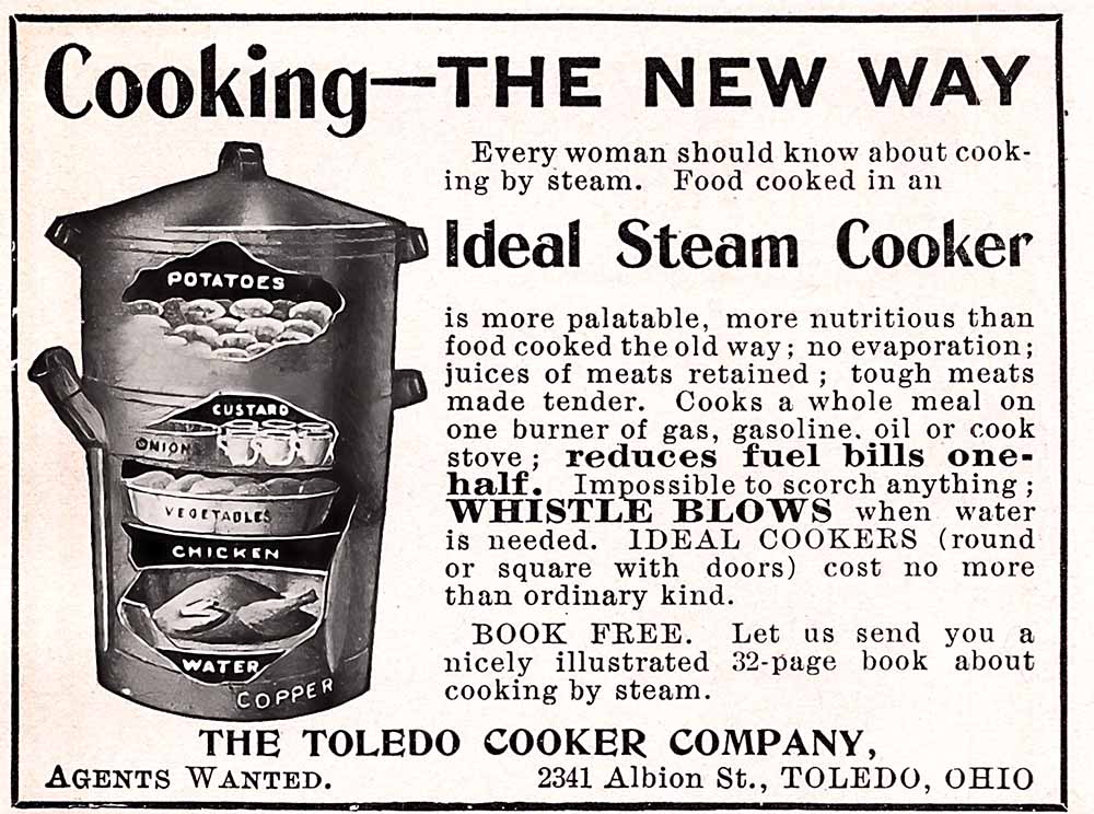 Toledo Cooker New Way Steam Cooker Web